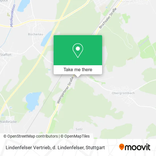 Карта Lindenfelser Vertrieb, d. Lindenfelser