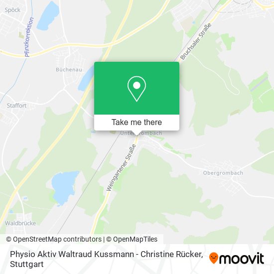 Physio Aktiv Waltraud Kussmann - Christine Rücker map