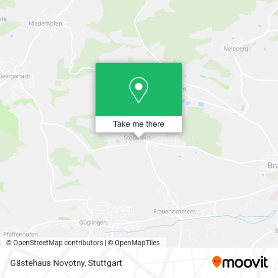 Gästehaus Novotny map
