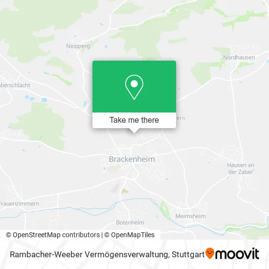 Карта Rambacher-Weeber Vermögensverwaltung