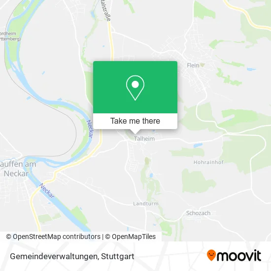 Карта Gemeindeverwaltungen