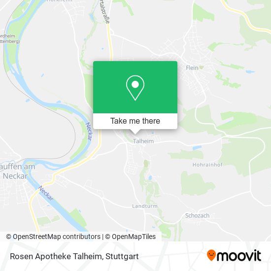 Rosen Apotheke Talheim map