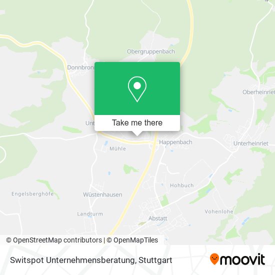 Switspot Unternehmensberatung map