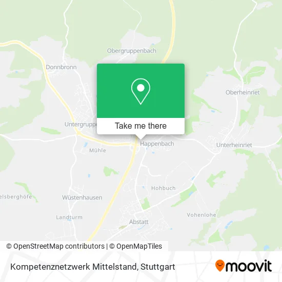 Карта Kompetenznetzwerk Mittelstand