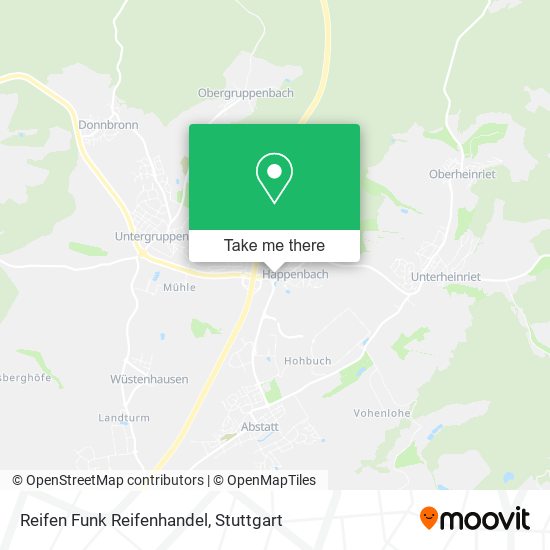 Карта Reifen Funk Reifenhandel