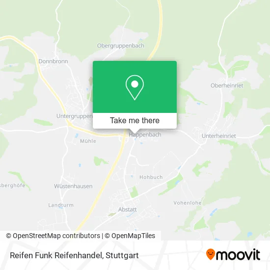 Карта Reifen Funk Reifenhandel