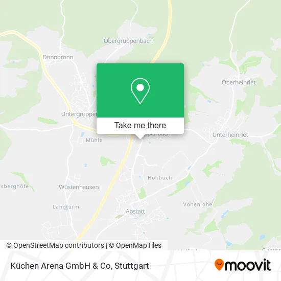 Карта Küchen Arena GmbH & Co