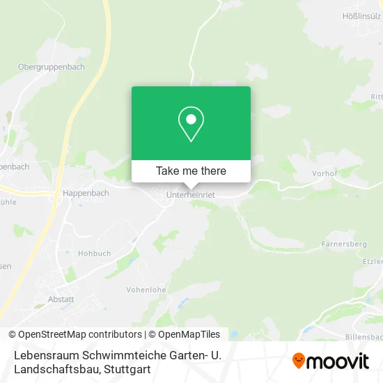 Карта Lebensraum Schwimmteiche Garten- U. Landschaftsbau