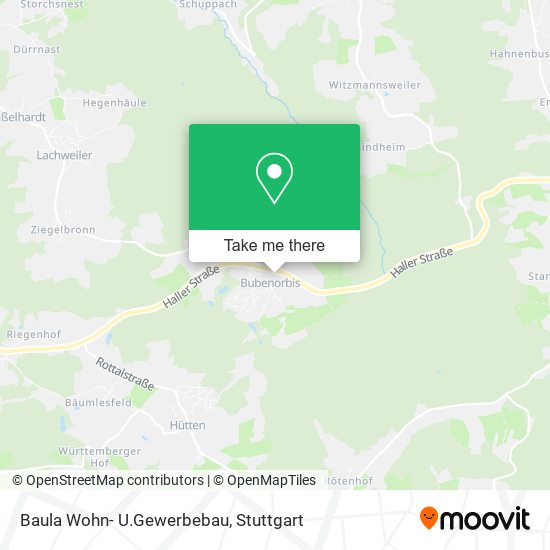 Baula Wohn- U.Gewerbebau map