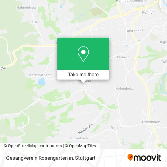 Карта Gesangverein Rosengarten in