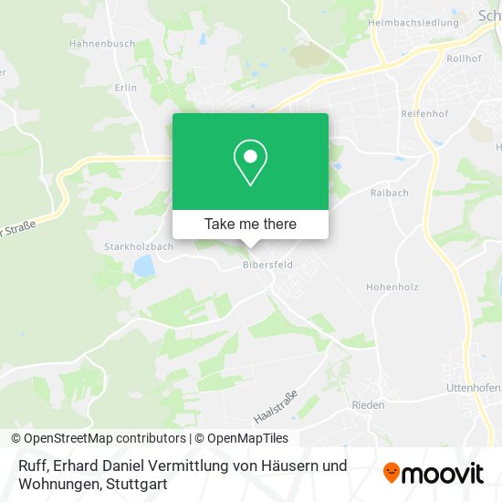 Ruff, Erhard Daniel Vermittlung von Häusern und Wohnungen map