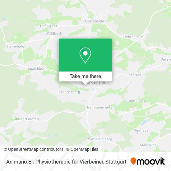 Animano.Ek Physiotherapie für Vierbeiner map