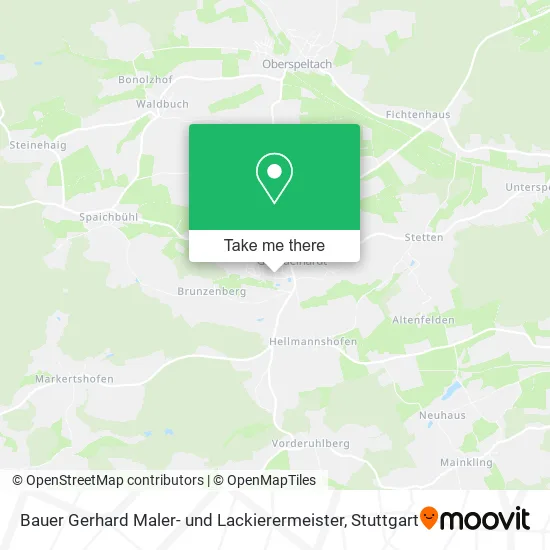 Карта Bauer Gerhard Maler- und Lackierermeister