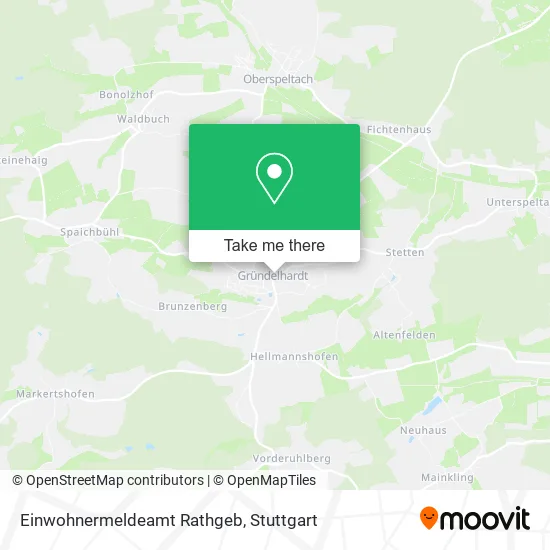 Карта Einwohnermeldeamt Rathgeb