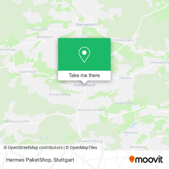 Карта Hermes PaketShop
