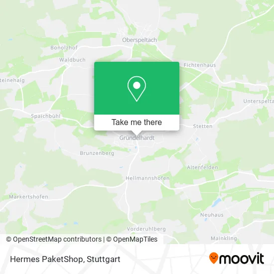 Карта Hermes PaketShop