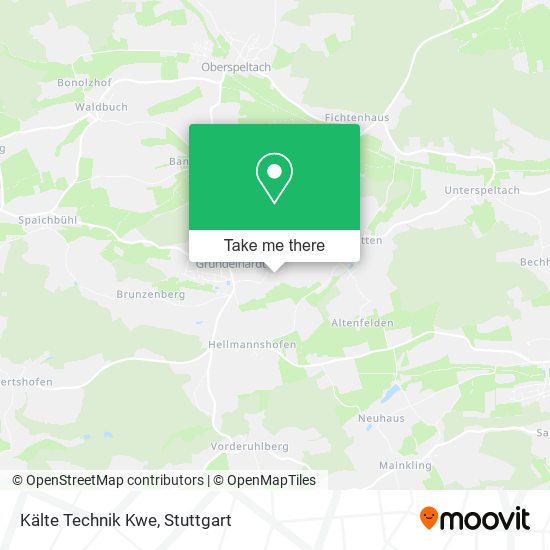Kälte Technik Kwe map