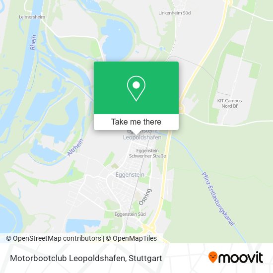 Motorbootclub Leopoldshafen map