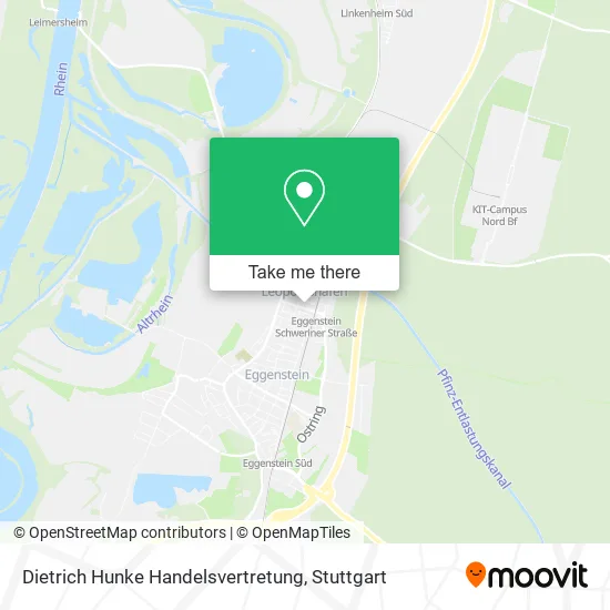 Карта Dietrich Hunke Handelsvertretung