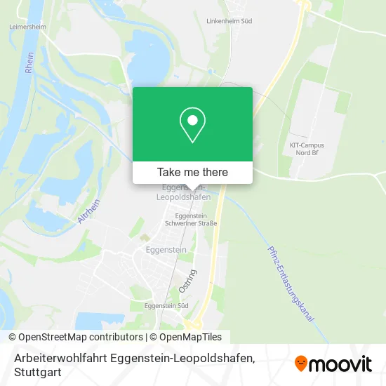 Карта Arbeiterwohlfahrt Eggenstein-Leopoldshafen