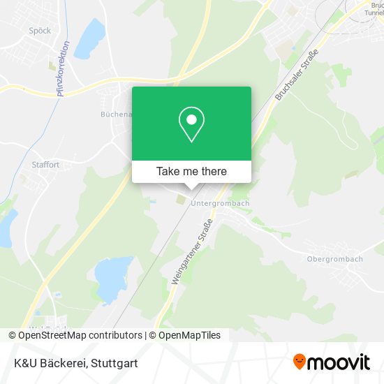 K&U Bäckerei map