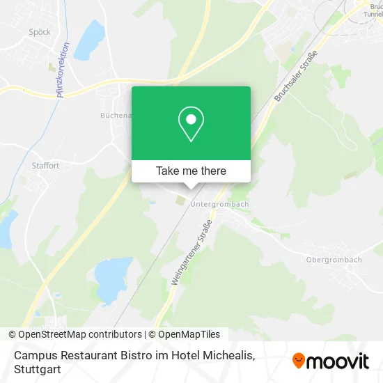 Карта Campus Restaurant Bistro im Hotel Michealis