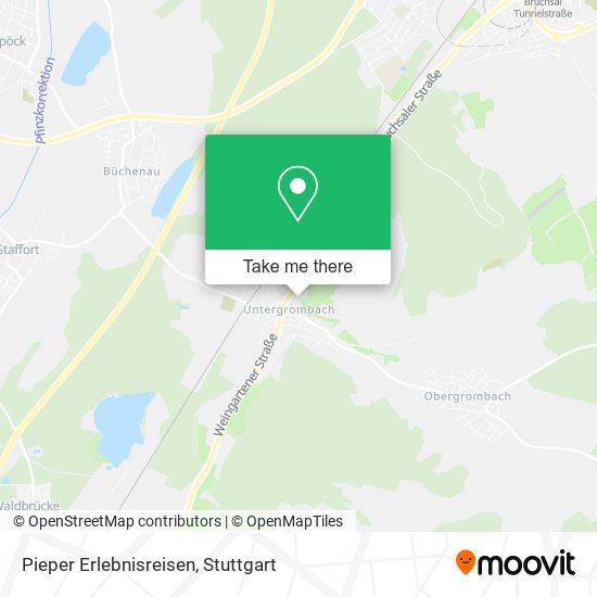 Карта Pieper Erlebnisreisen