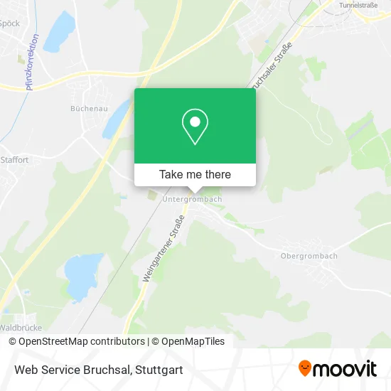 Карта Web Service Bruchsal