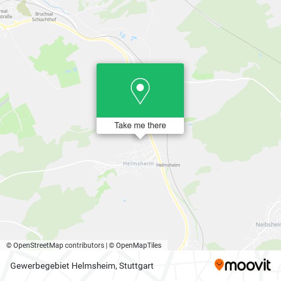 Gewerbegebiet Helmsheim map