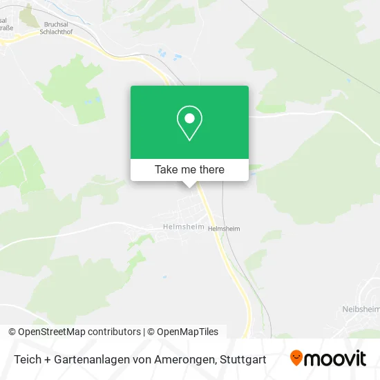 Карта Teich + Gartenanlagen von Amerongen