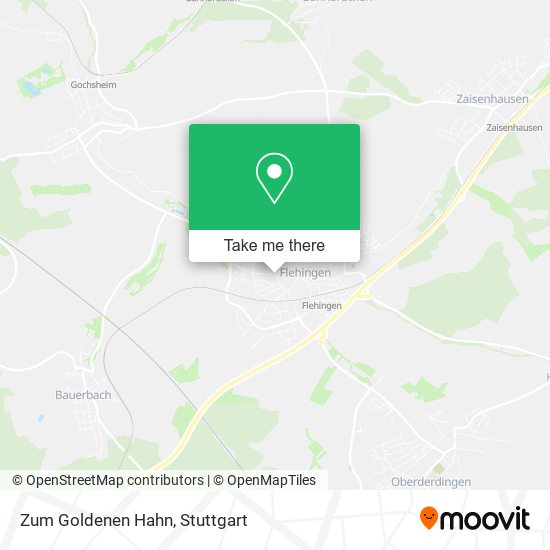 Карта Zum Goldenen Hahn
