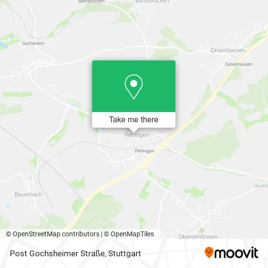Post Gochsheimer Straße map
