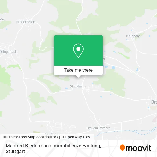 Карта Manfred Biedermann Immobilienverwaltung