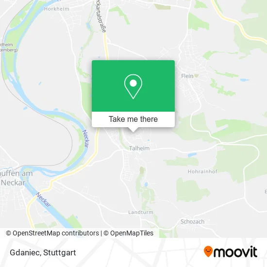 Gdaniec map