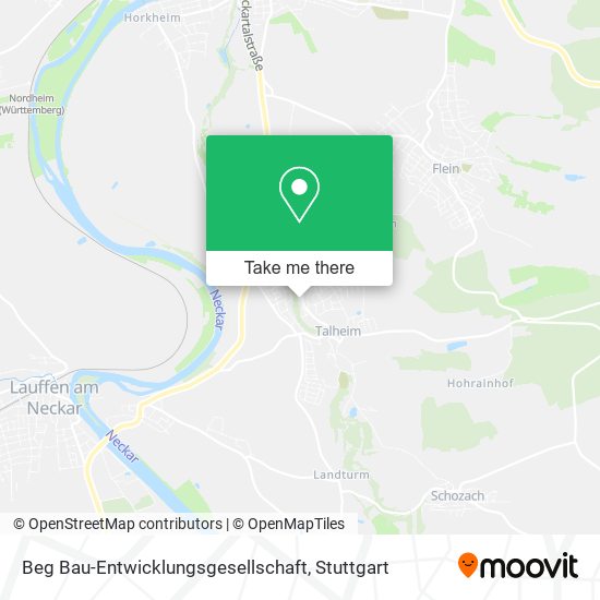 Beg Bau-Entwicklungsgesellschaft map