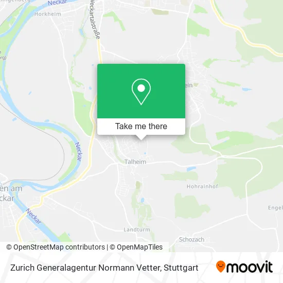 Карта Zurich Generalagentur Normann Vetter