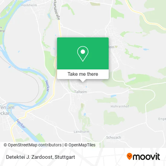 Карта Detektei J. Zardoost