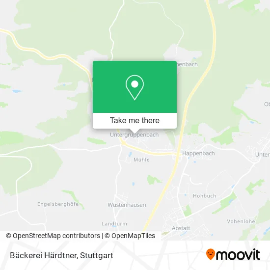 Карта Bäckerei Härdtner