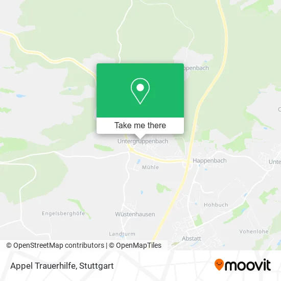 Карта Appel Trauerhilfe