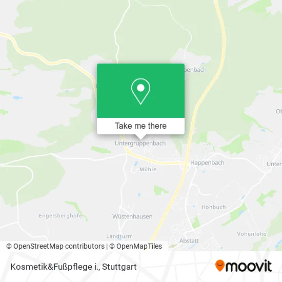 Карта Kosmetik&Fußpflege i.