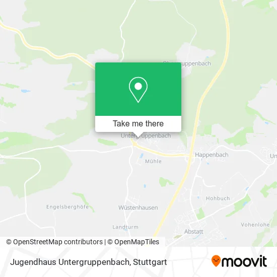 Карта Jugendhaus Untergruppenbach