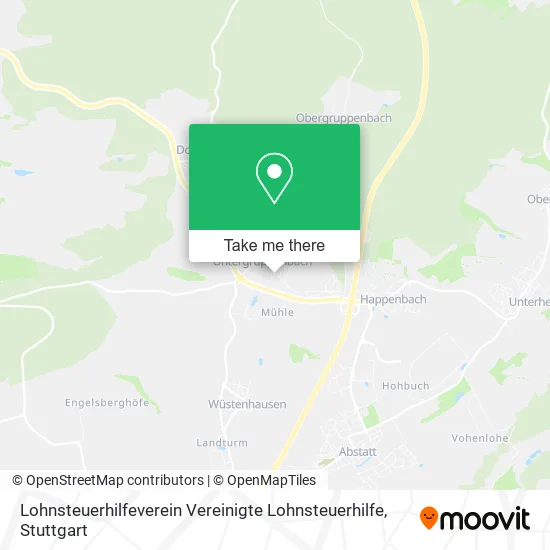 Карта Lohnsteuerhilfeverein Vereinigte Lohnsteuerhilfe