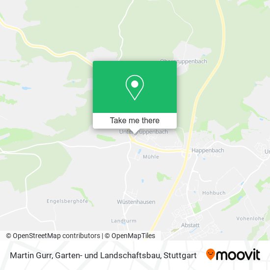 Martin Gurr, Garten- und Landschaftsbau map