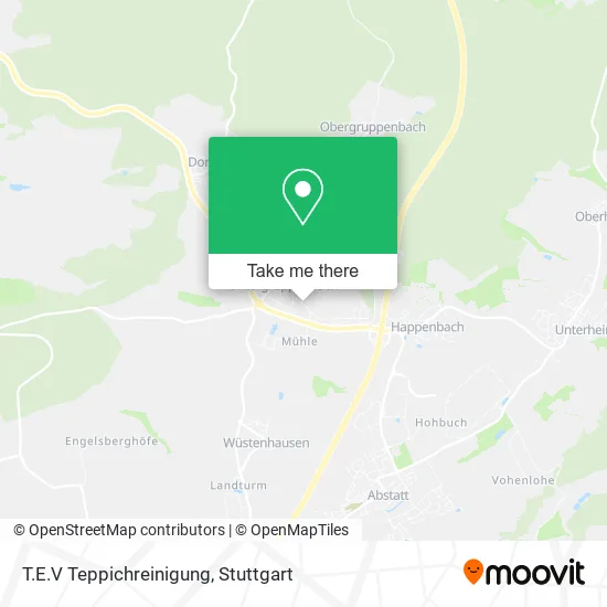 Карта T.E.V Teppichreinigung