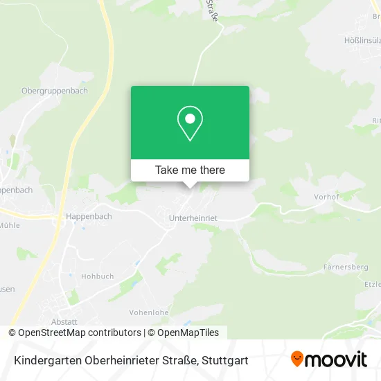 Карта Kindergarten Oberheinrieter Straße