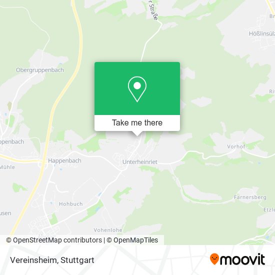 Карта Vereinsheim