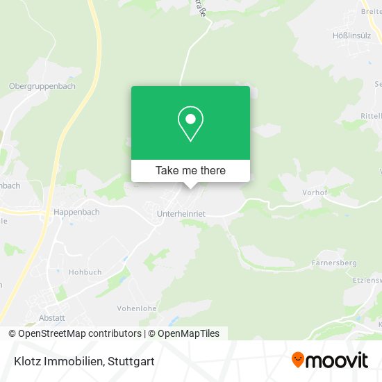 Klotz Immobilien map