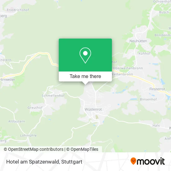 Карта Hotel am Spatzenwald