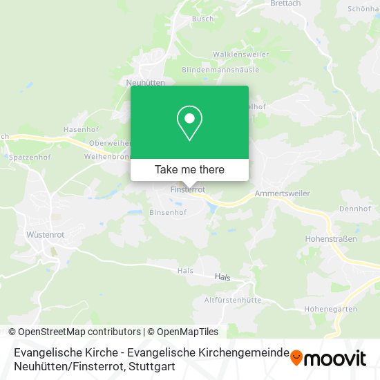Evangelische Kirche - Evangelische Kirchengemeinde Neuhütten / Finsterrot map