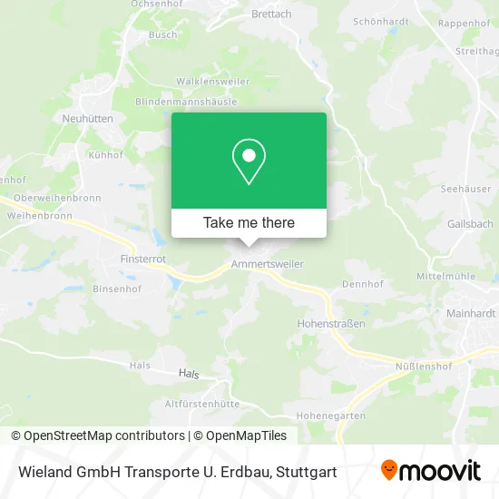 Карта Wieland GmbH Transporte U. Erdbau